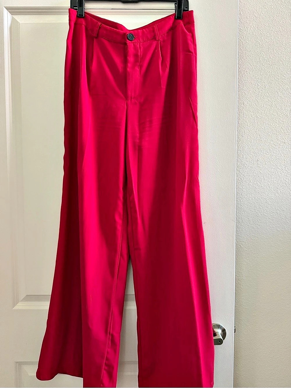 Skue Wide Leg Pants in Burgundy Size Large Like New